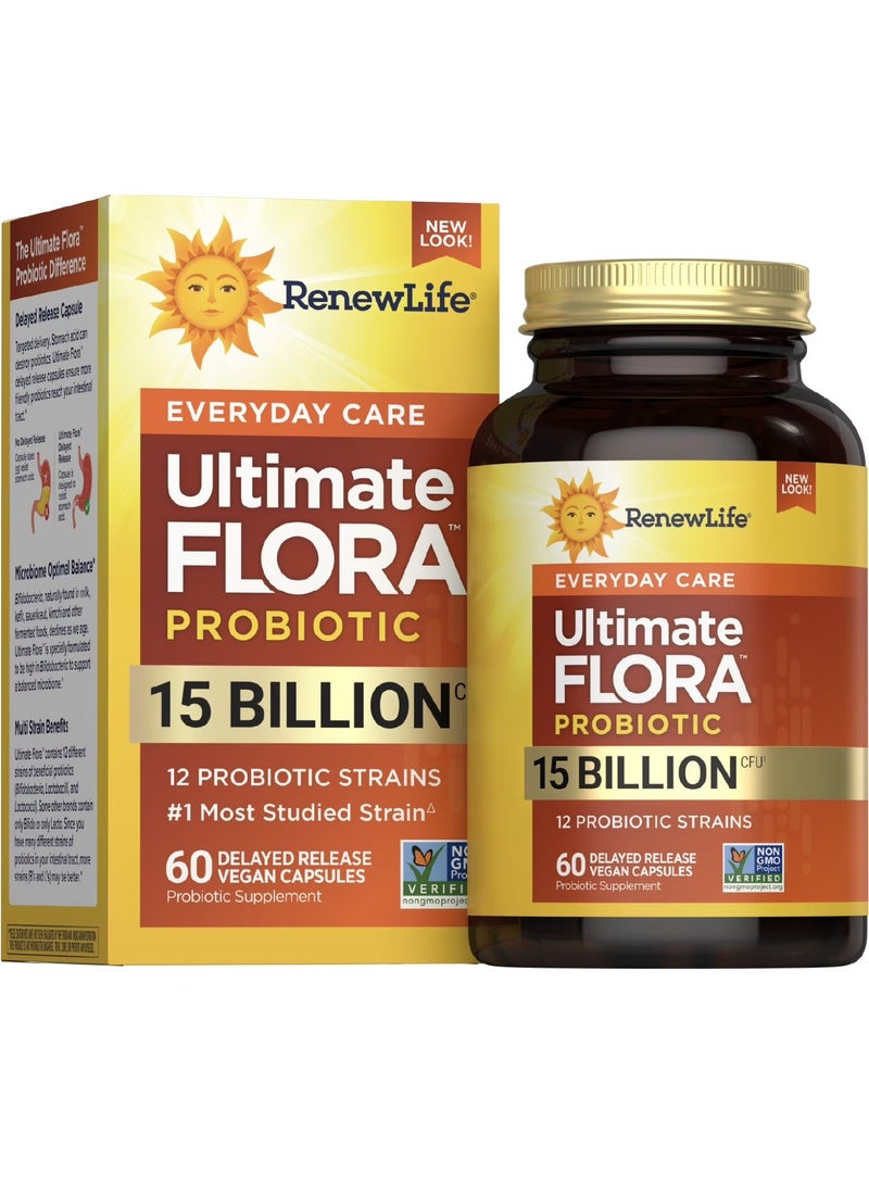 Renew Life Probiotic supplement for digestive and immune health gluten dairy and soy free - Image 1